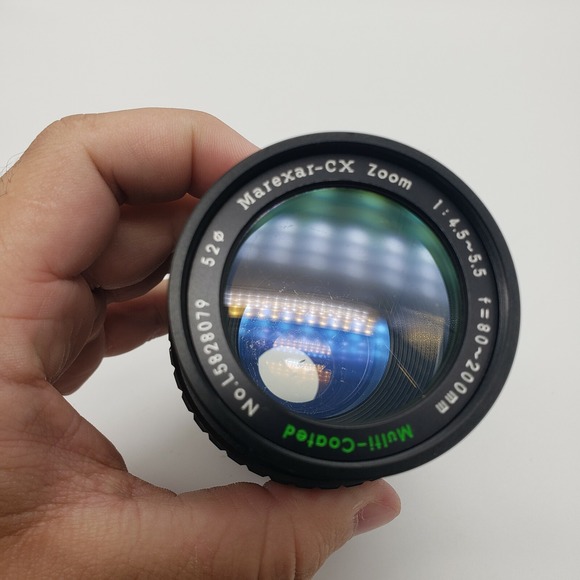 Marexar CX 1:4.5 f=80-200mm MultiCoated Camera Lens for Minolta W/ Original Case - Picture 4 of 12